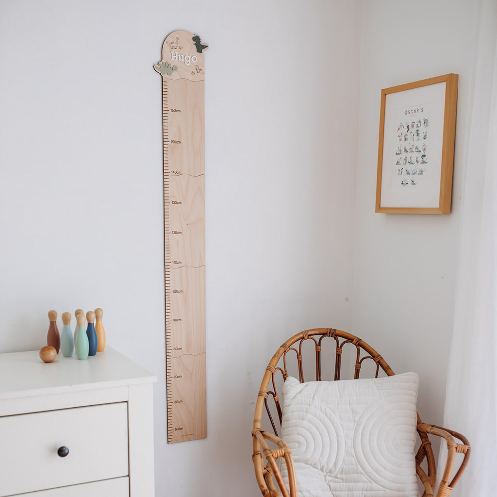 Personalised Height Chart - Dinosaur
