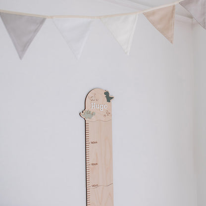Personalised Height Chart - Dinosaur