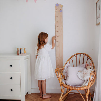 Personalised Flower Height Chart - Flowers