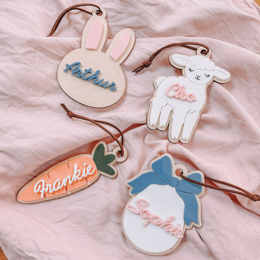 Carrot Personalised Easter Tag