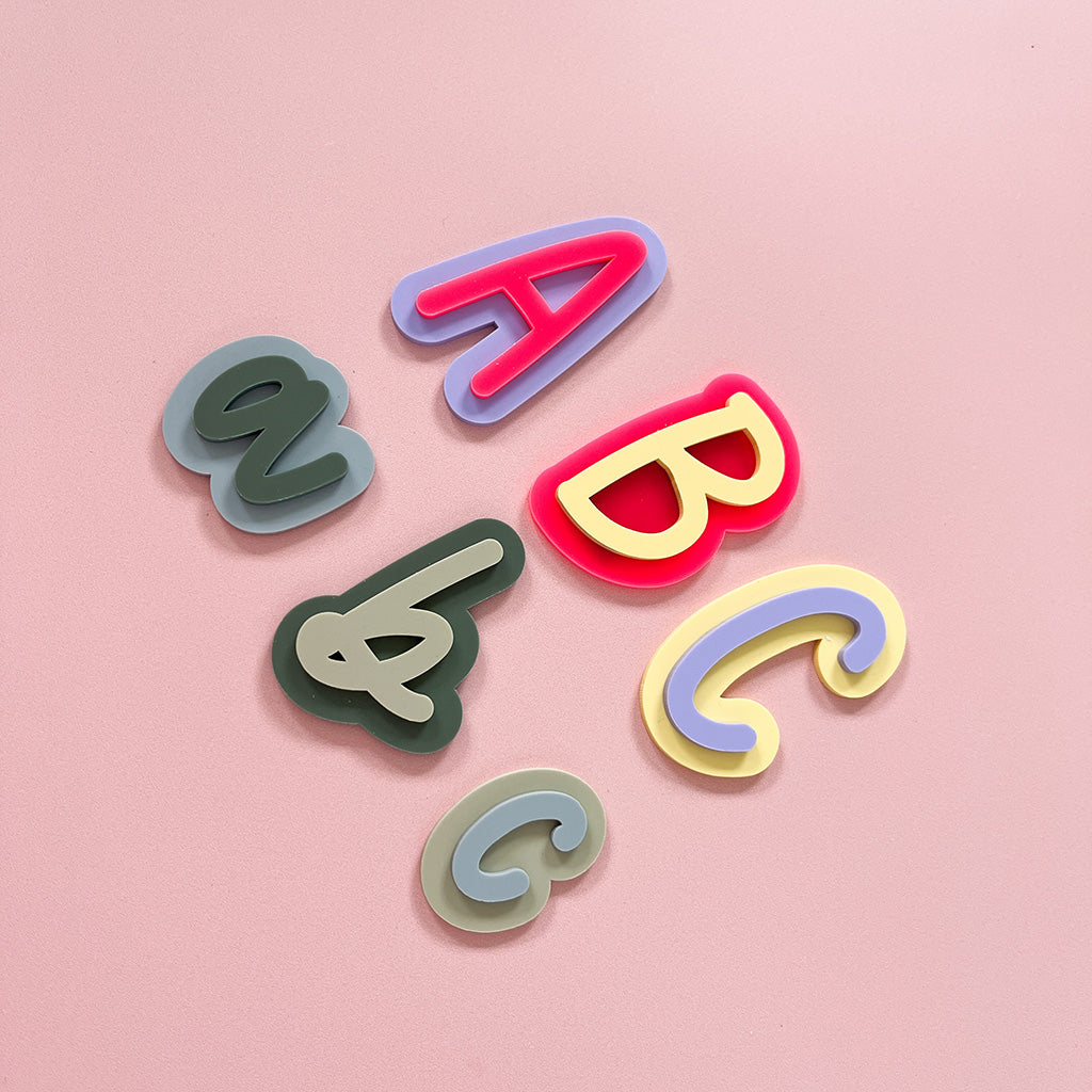 Magnetic Locker Letters Script
