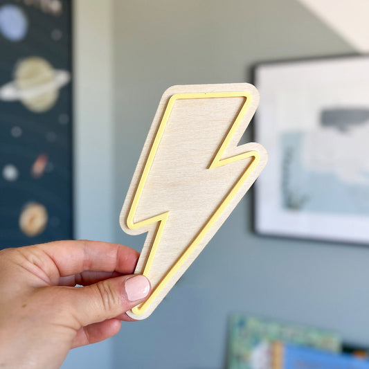 Lightening Bolt Wall Decor