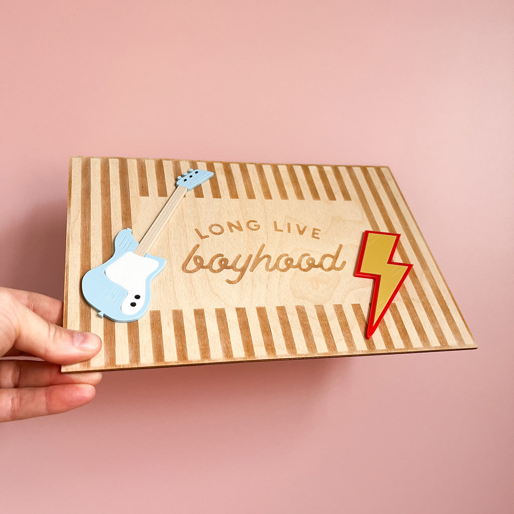 Long Live Boyhood Plaque