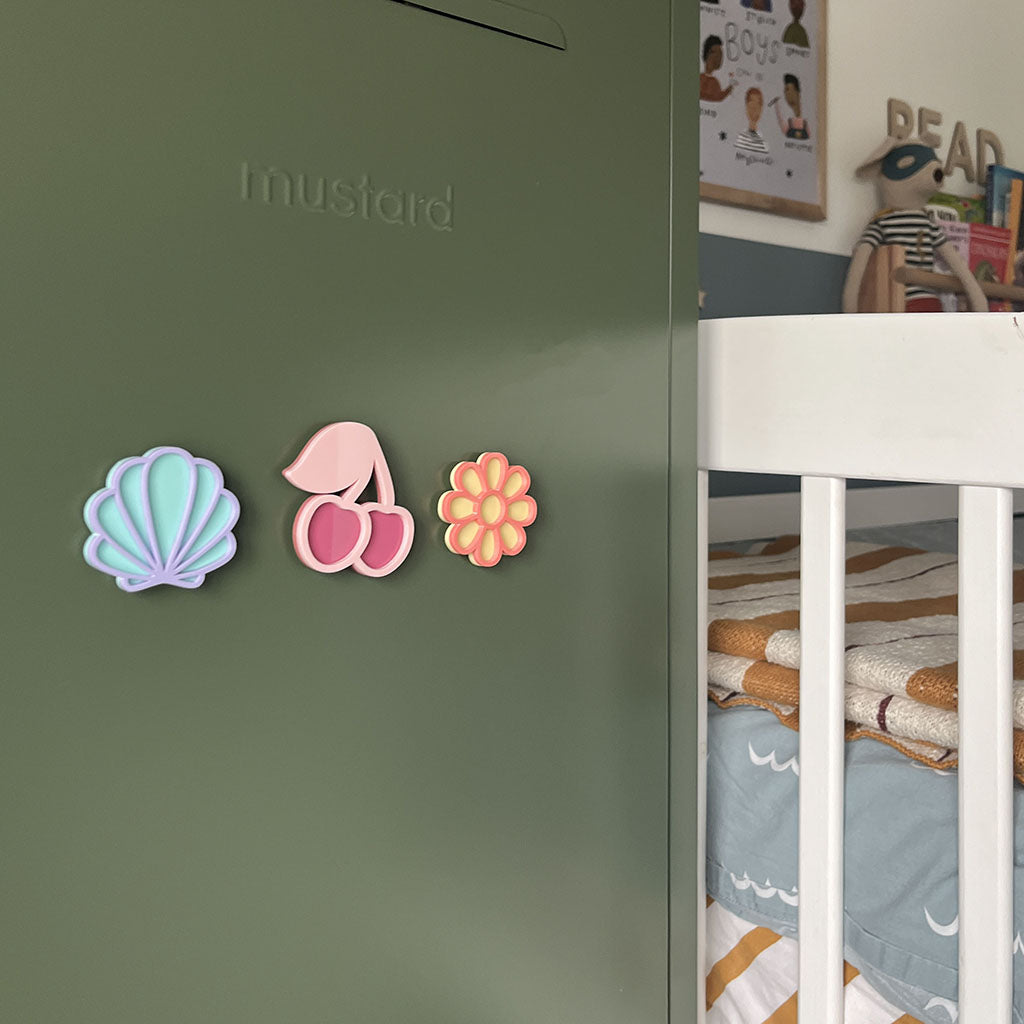 Outlined Magnetic Locker Decorations