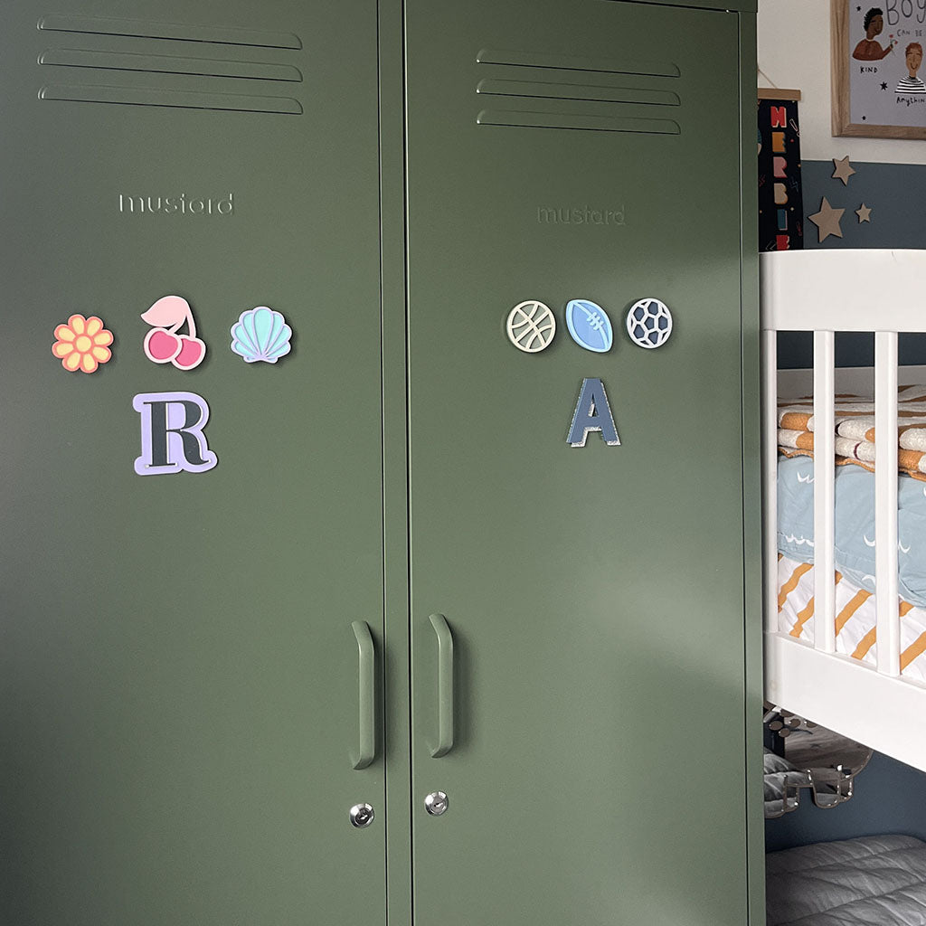 Outlined Magnetic Locker Decorations