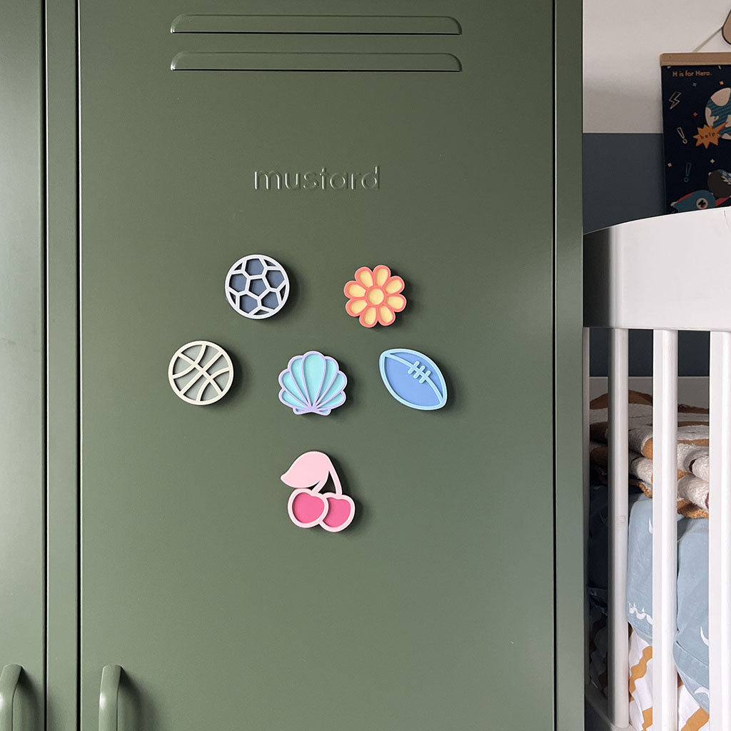 Outlined Magnetic Locker Decorations