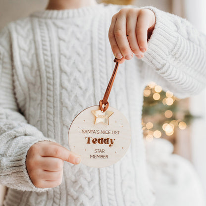 Nice List Personalised Bauble