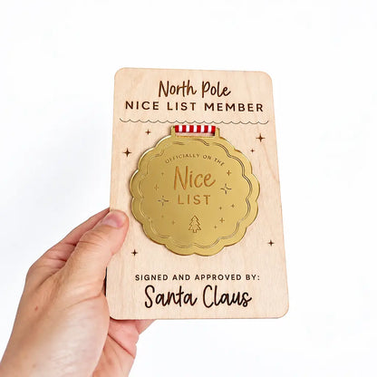 Nice List Member Medal
