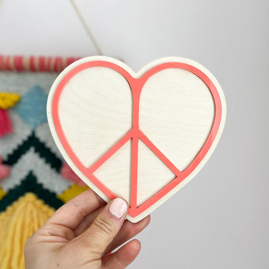 Peace Heart Wall Decor