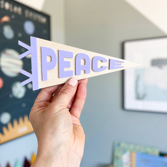 Peace Mini Pennant