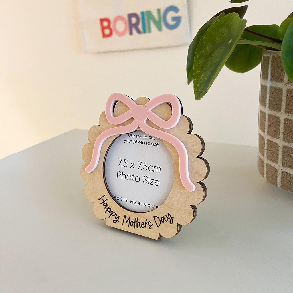Personalised Bow Mother's Day Frame