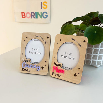 Best Mum Ever Personalised Mother's Day Frame