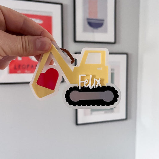 Valentine's Digger Keyring/Tag