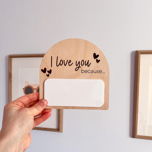 I Love You Because Message Board