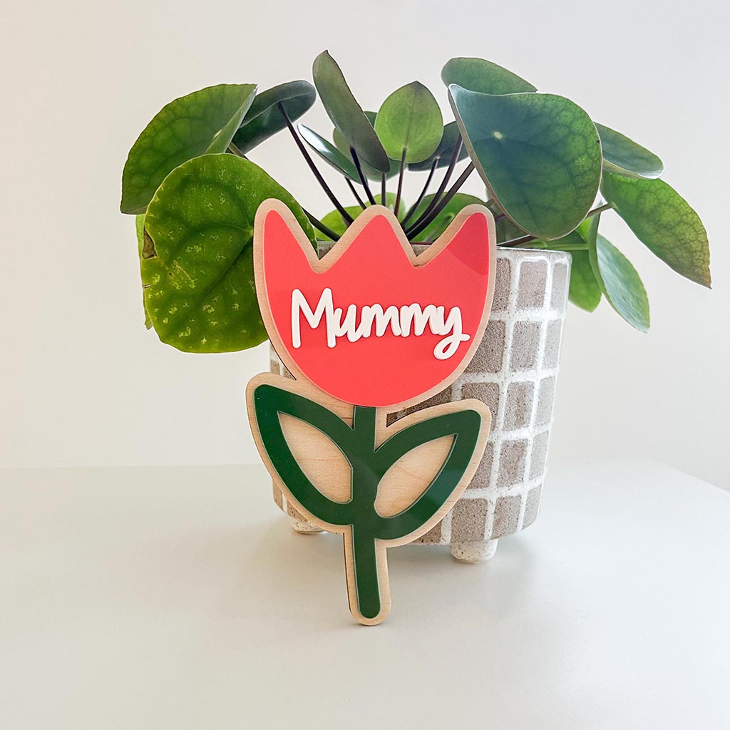 Personalised Flower Mother's Day Gift