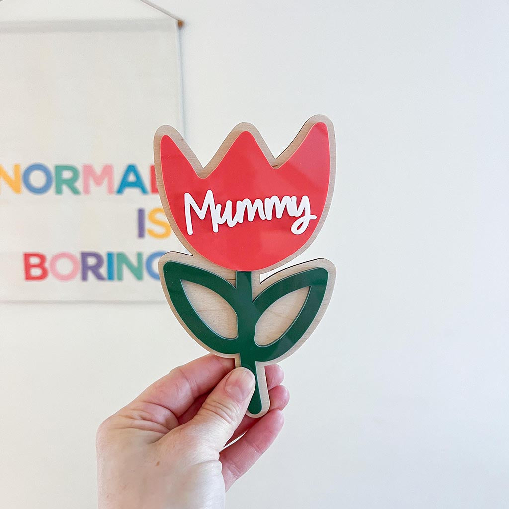 Personalised Flower Mother's Day Gift