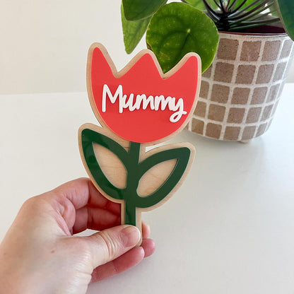Personalised Flower Mother's Day Gift