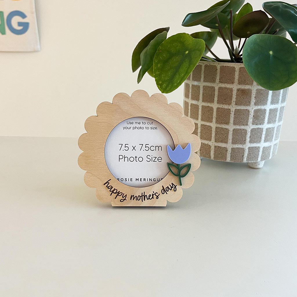 Personalised Flower Mother's Day Frame