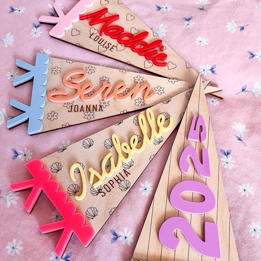 Mini Name Flag
