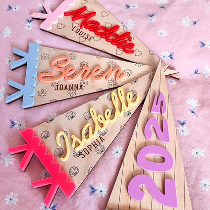 Mini Name Flag