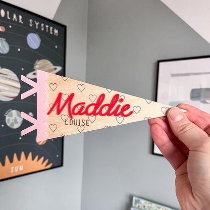 Mini Name Flag Shells