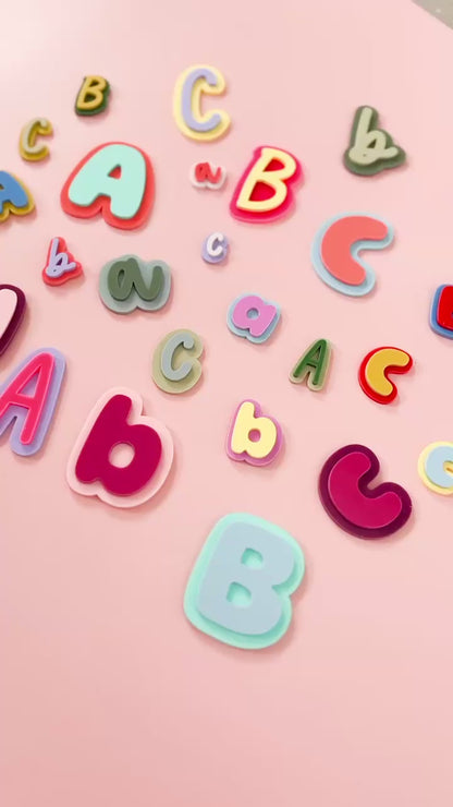 Magnetic Locker Letters Script