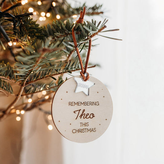 Remembering You Personalised Bauble