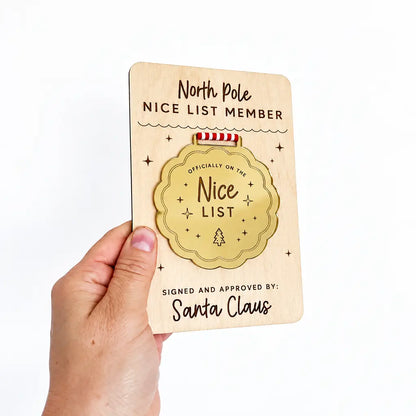Nice List Member Medal