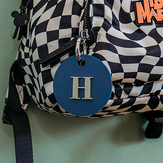 Circle Initial Layered Keyring