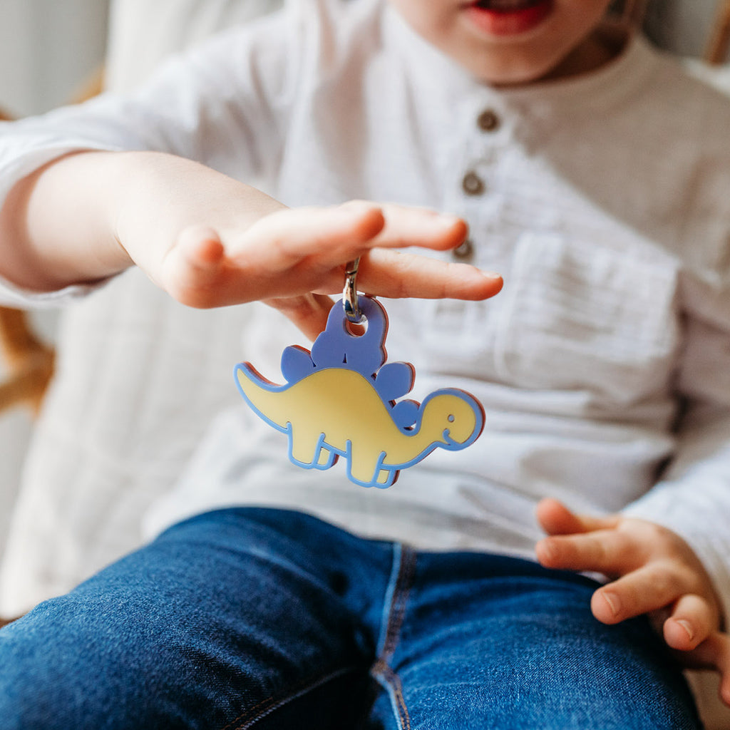 Dinosaur Personalised Keyring
