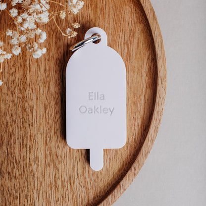 Rugby Ball Personalised Keyring