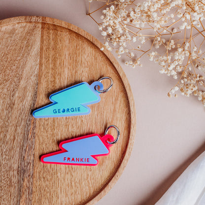 Lightening Personalised Keyring