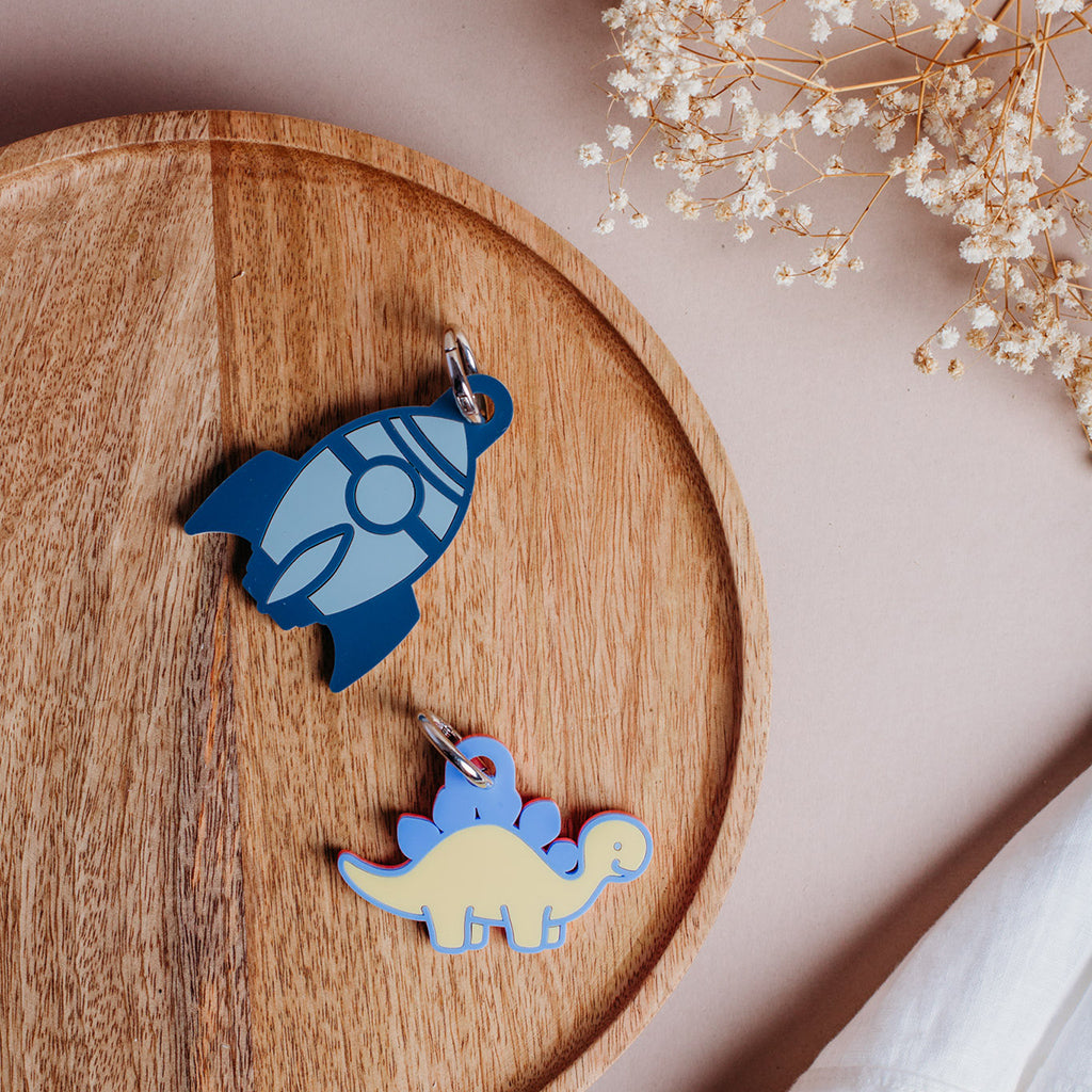 Dinosaur Personalised Keyring