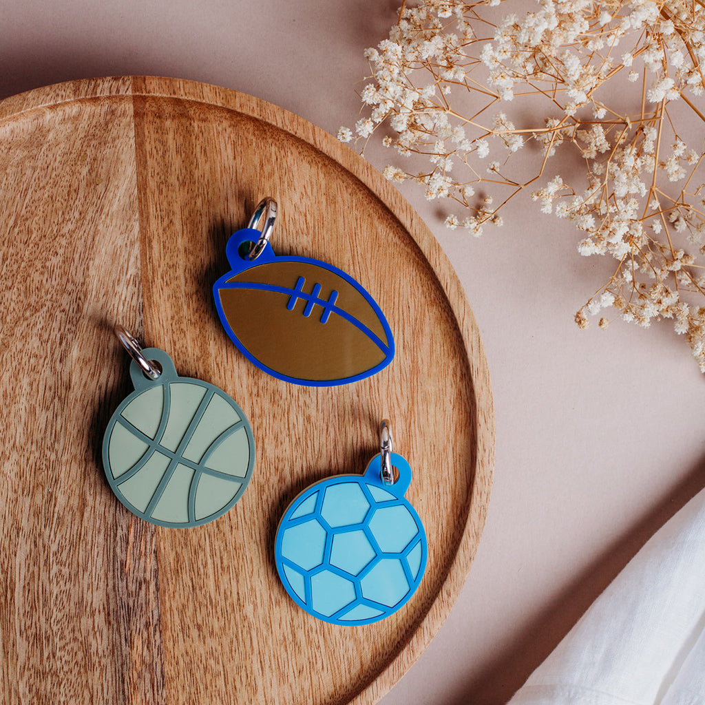 Rugby Ball Personalised Keyring