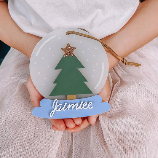 Snow Globe Tree Bauble