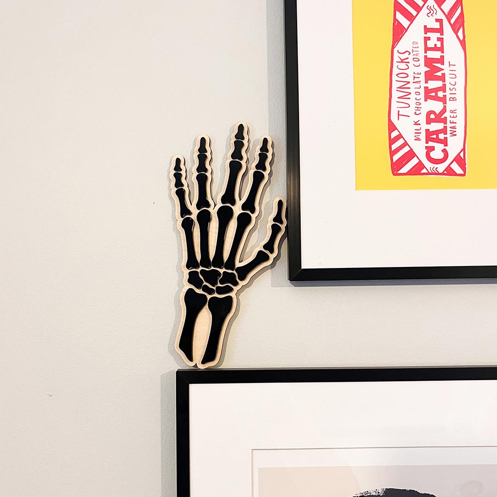 Halloween Skeleton Hand Wall Decoration