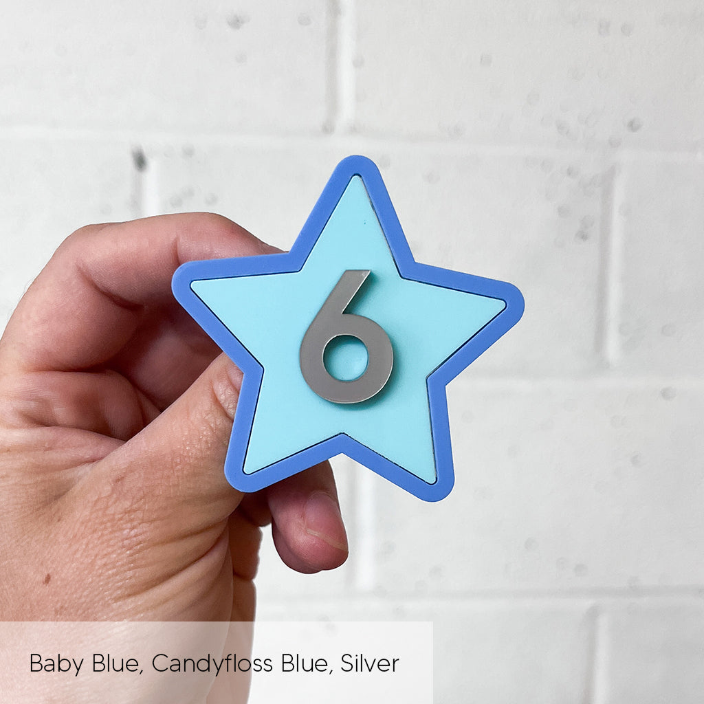 Star Birthday Badge