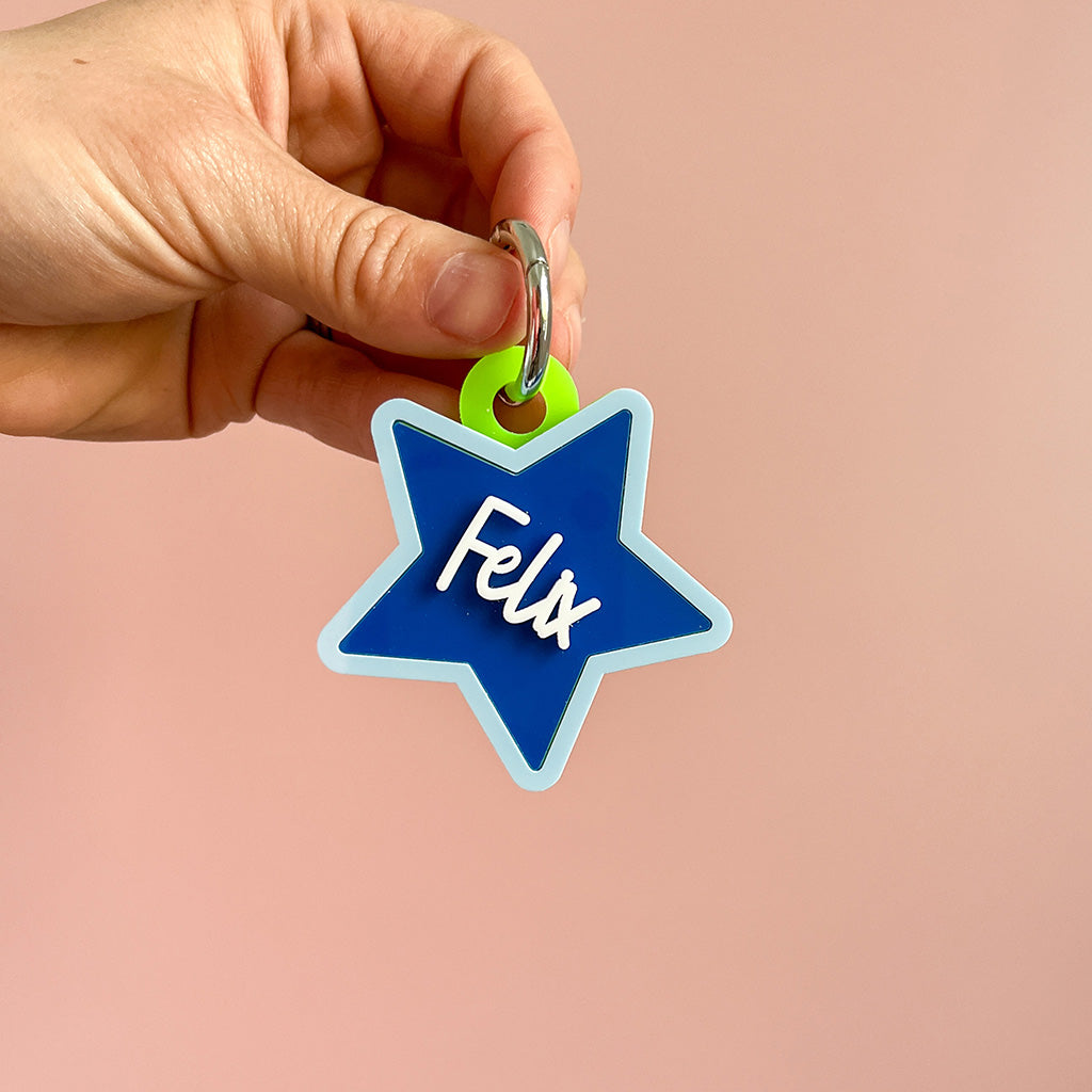 Star Personalised Keyring