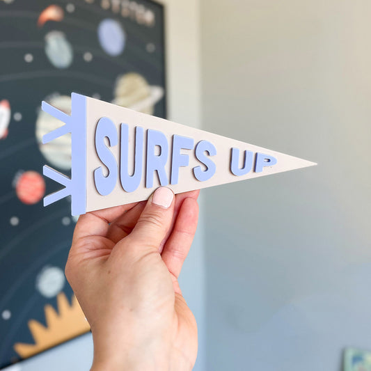 Surfs Up Mini Pennant