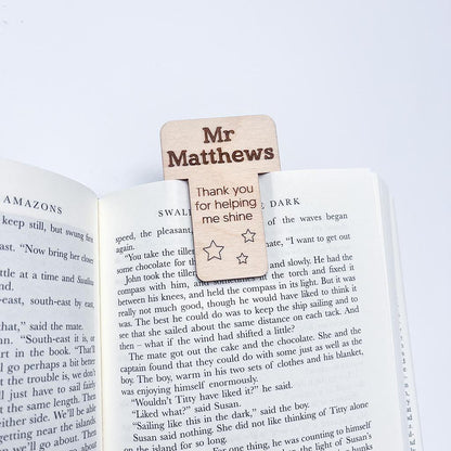 Personalised Teacher Book Mark