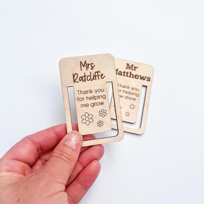 Personalised Teacher Book Mark