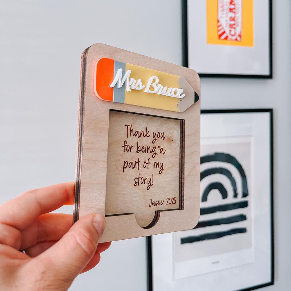 Personalised Teacher Post it Note Pad