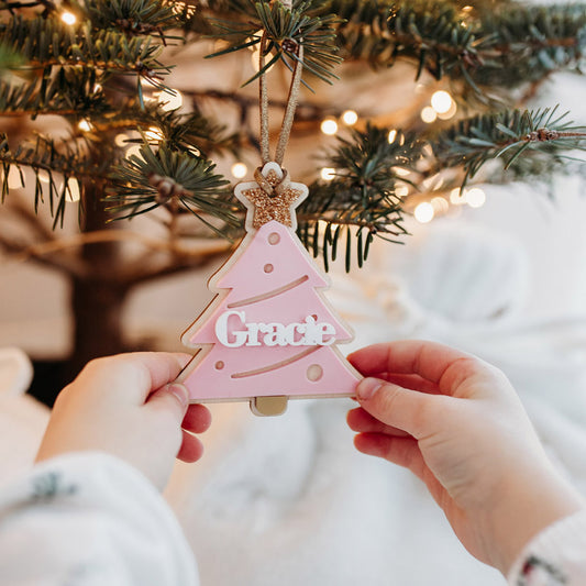 Tree Personalised Name Bauble