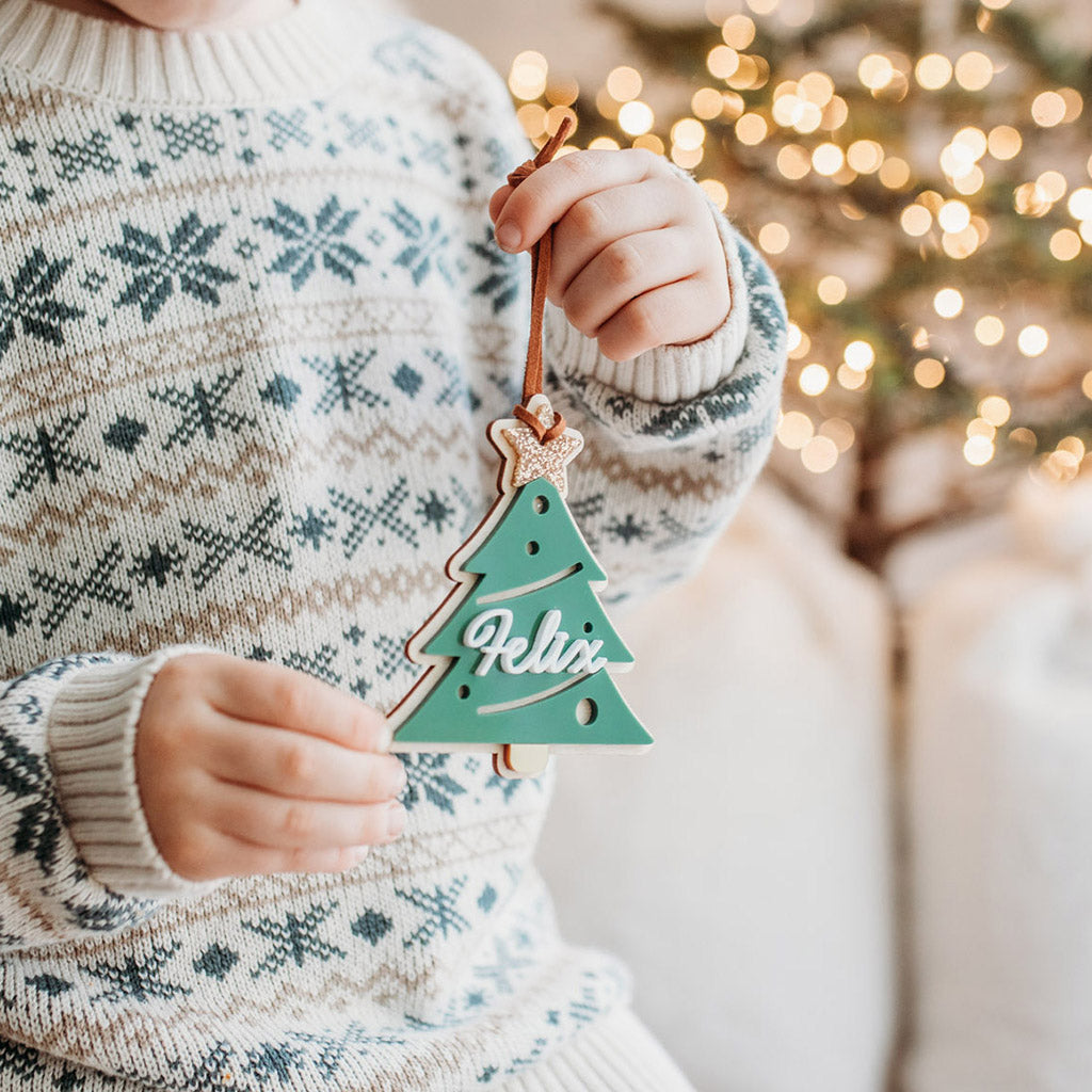 Tree Personalised Name Bauble