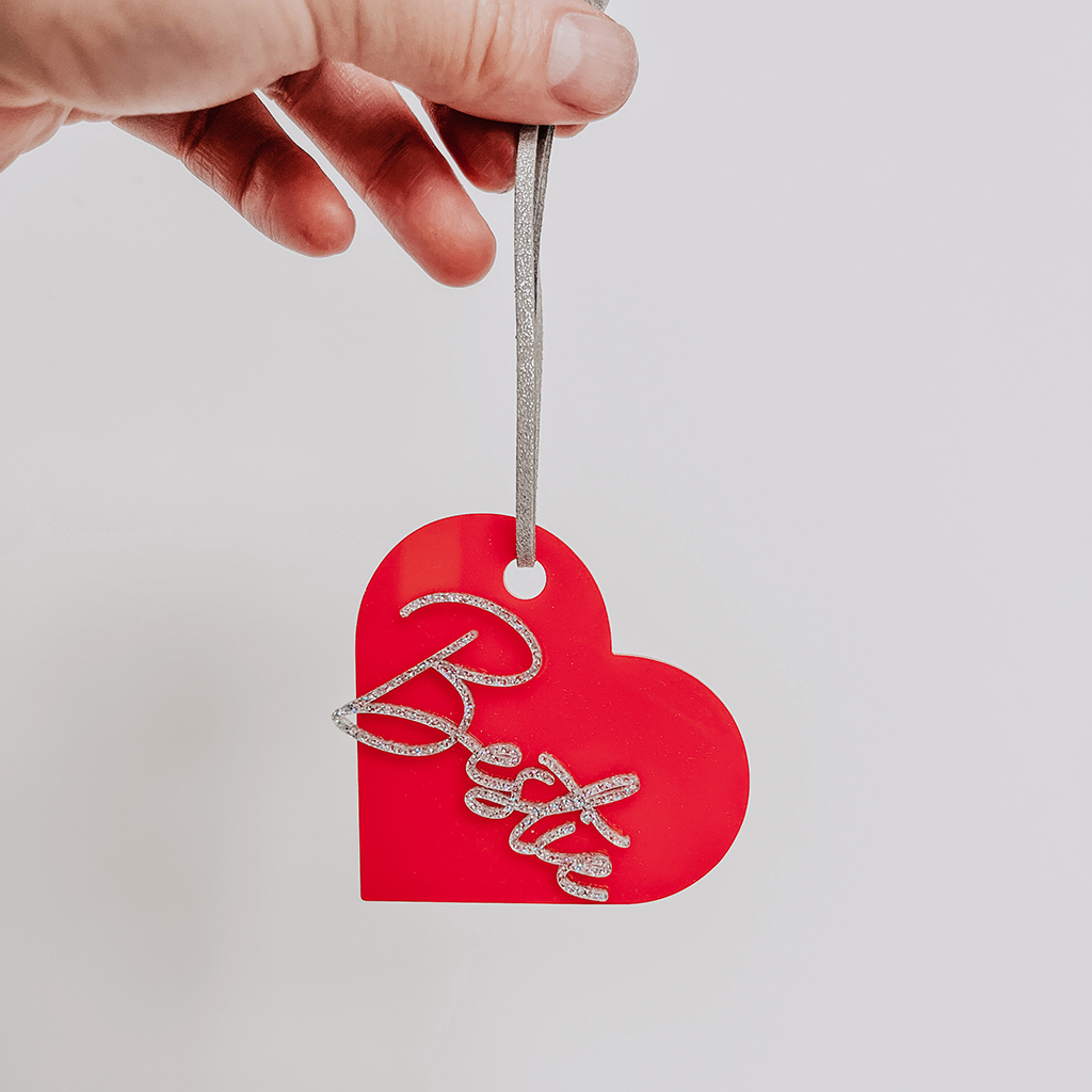 Love Heart Keyring/Tag