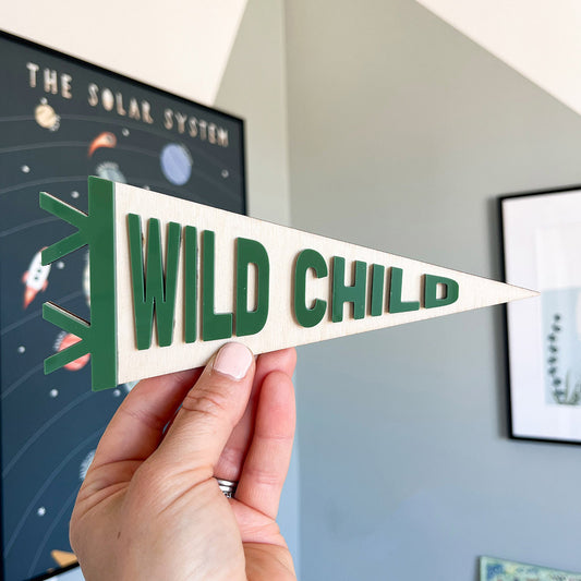 Wild Child Mini Pennant