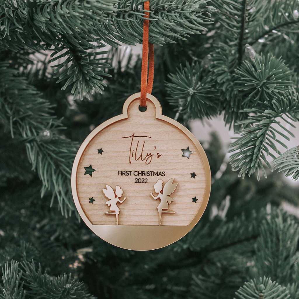 Fairy Personalised Bauble