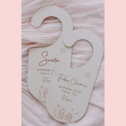 Santa Stop Here Door Hanger