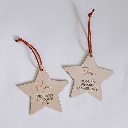 Leavers Star Personalised Gift