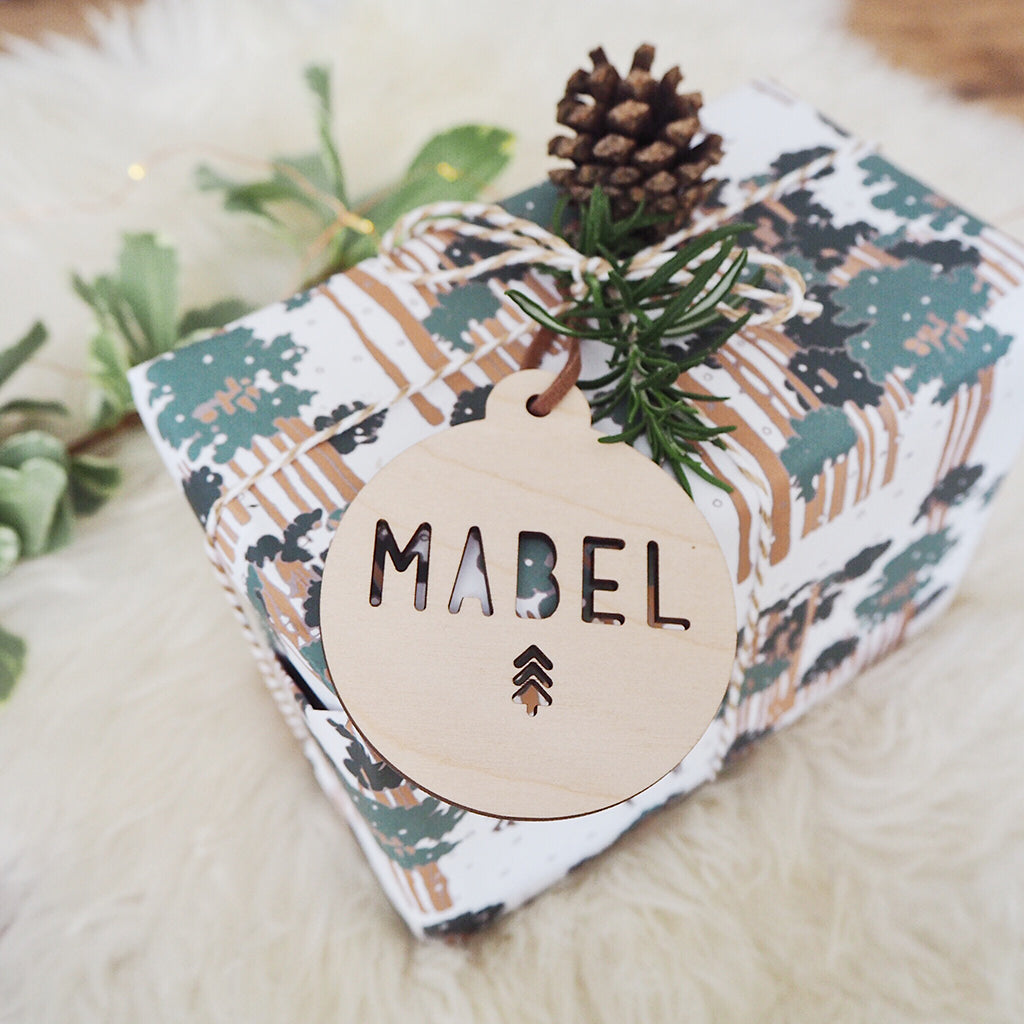 Name Bauble | Personalised Wooden Christmas Decoration